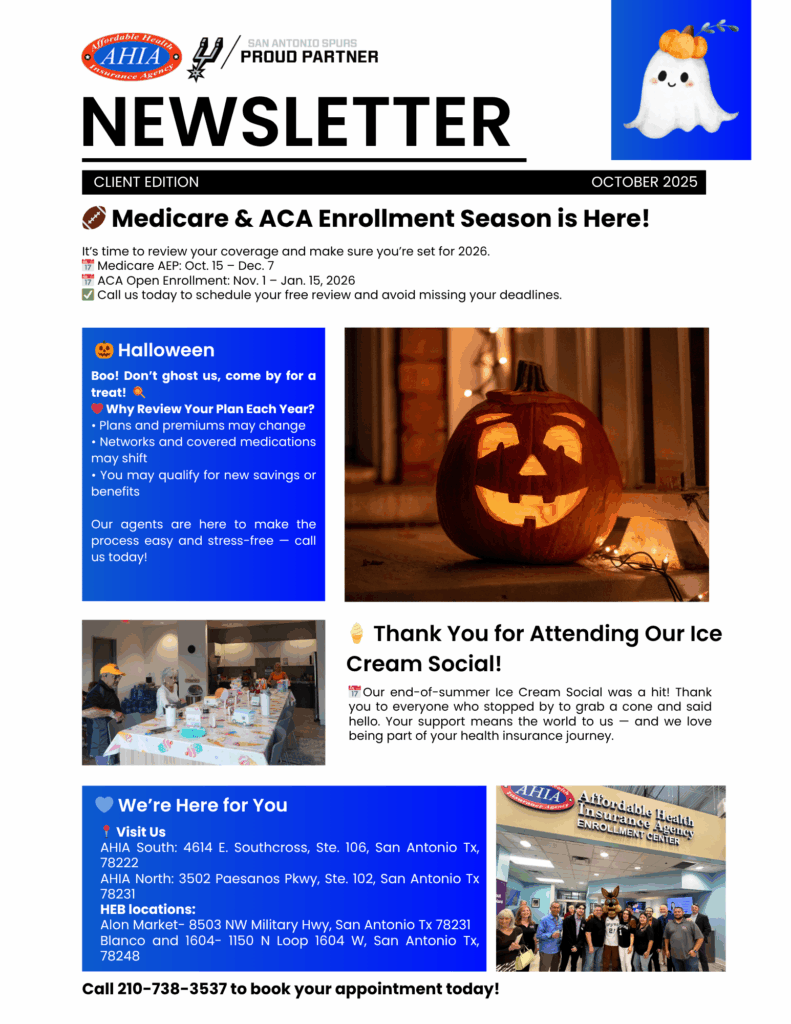 October newsletter